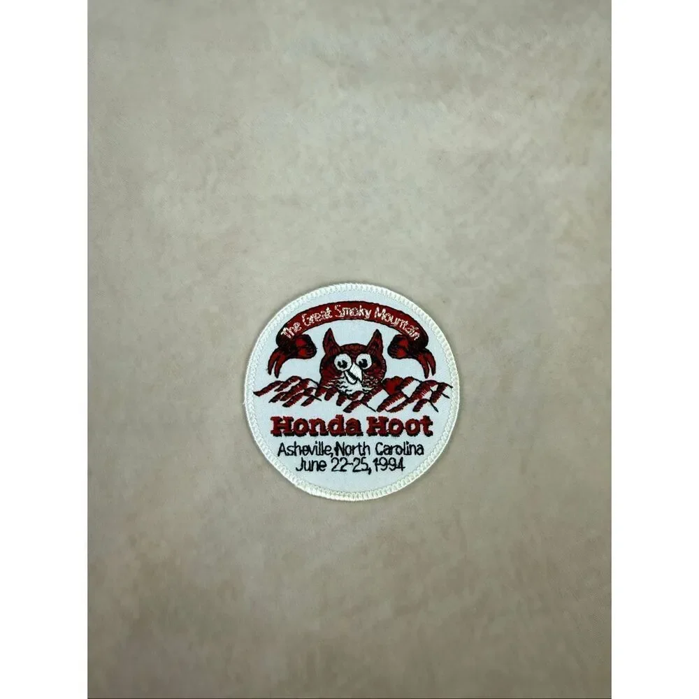 Vintage Honda Motorcycle 1994 Honda Hoot Patch Asheville North Carolina